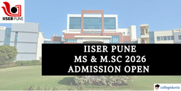 IISER Pune MS  MSc Admission 2026 Open
